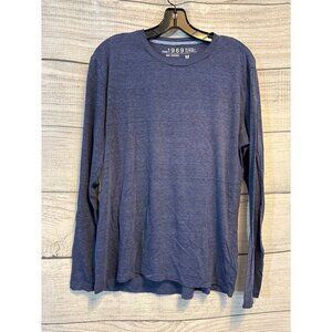 Gap 1969 Mens Long Sleeve Cotton Blend T-Shirt Size M